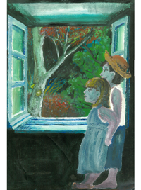 "Longing" - oil on canvas