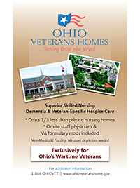 Veterans Homes pop-up display