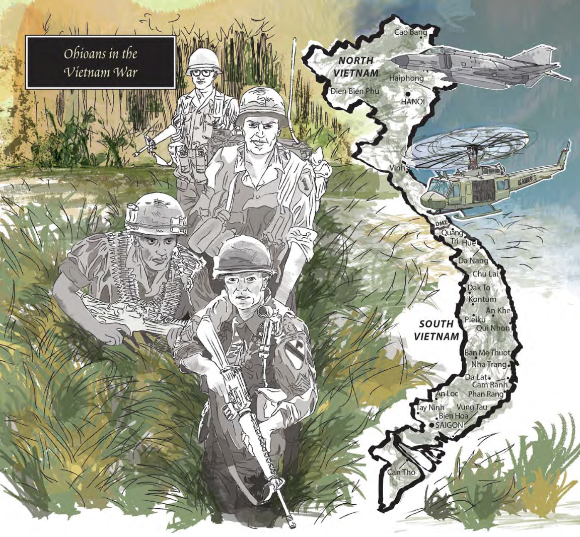 Ohio Statehouse Vietnam display