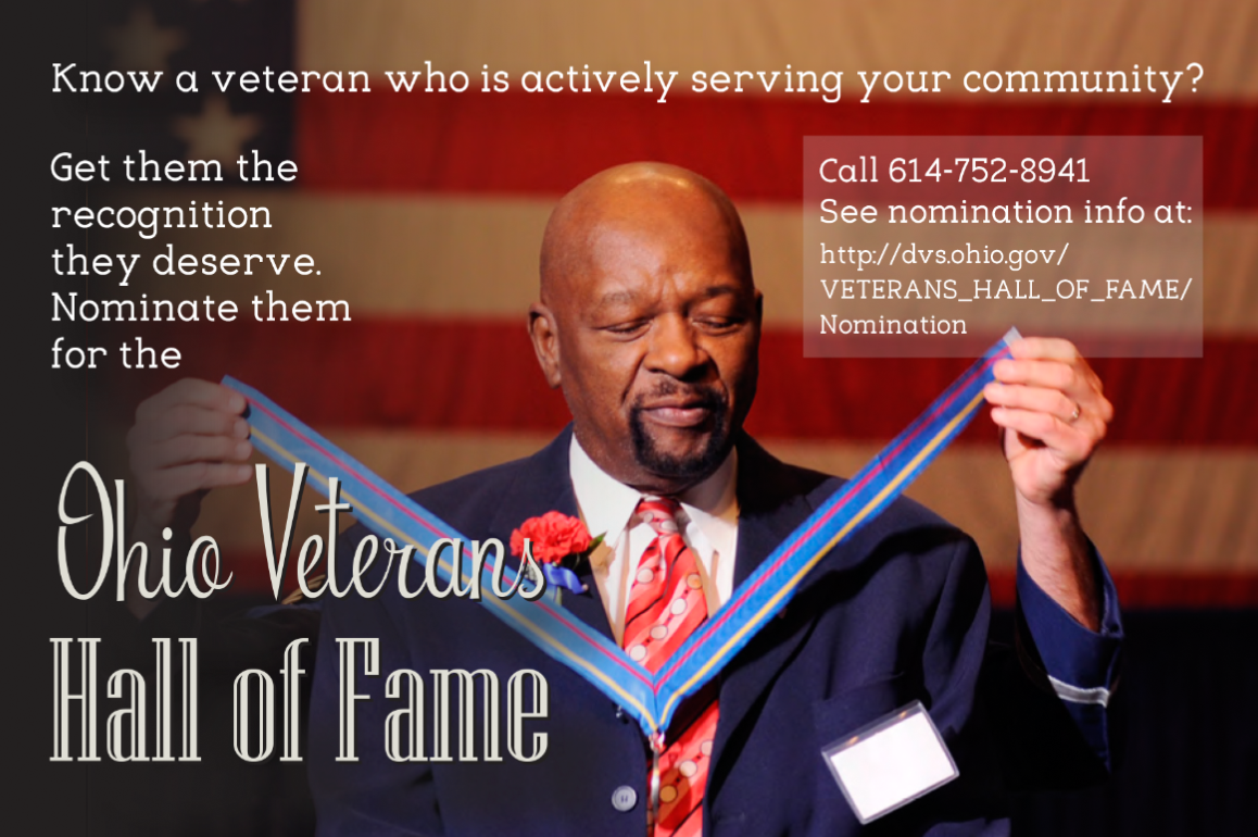 Vets Hall of Fame promo postcard
