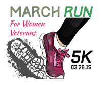 March Run for Women Vets logo