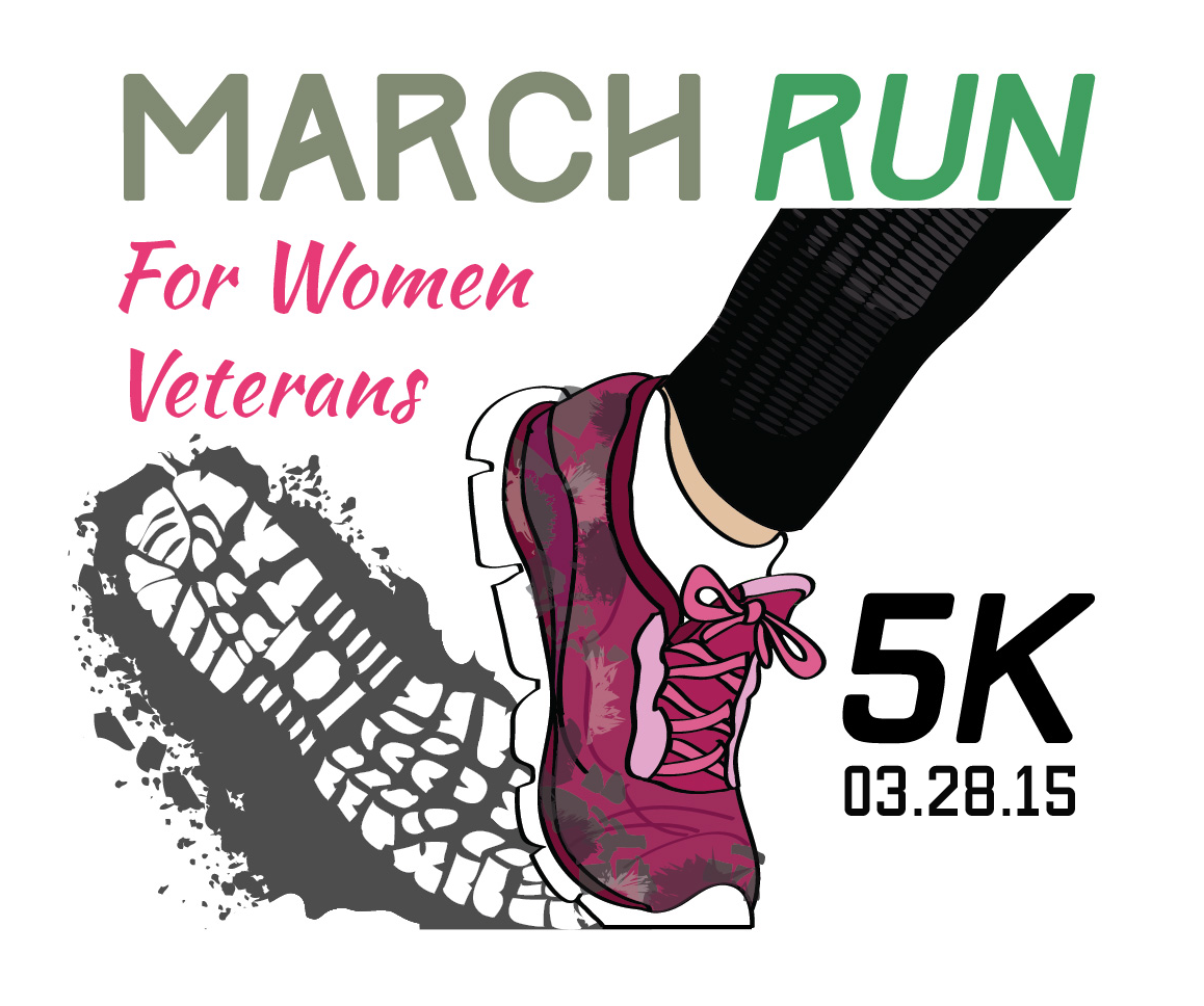 March Run for Women Vets logo