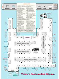 Governor's Resource Fair event map