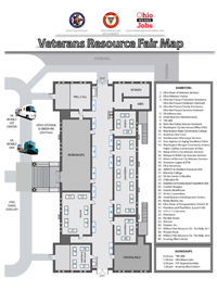 Governor's Resource Fair event map