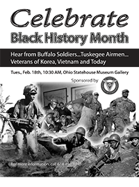 Black History Month event poster