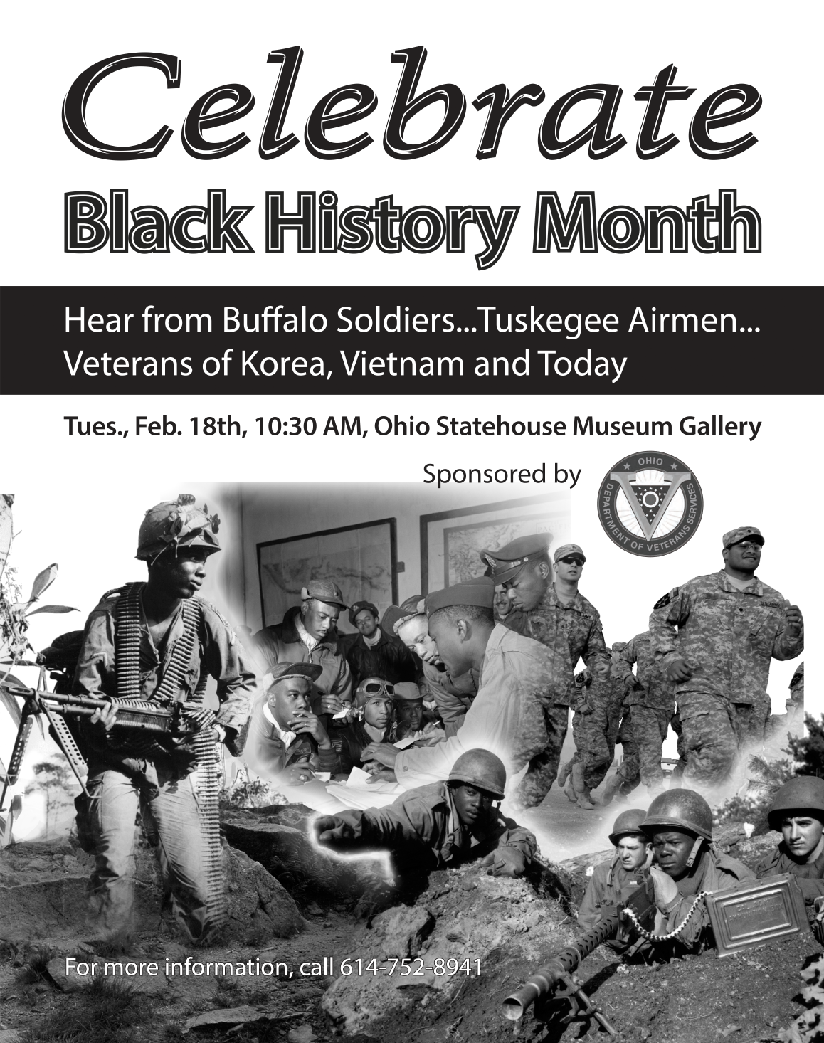 Black History Month event poster