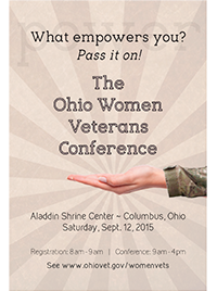 Ohio Women Veterans Conference poster