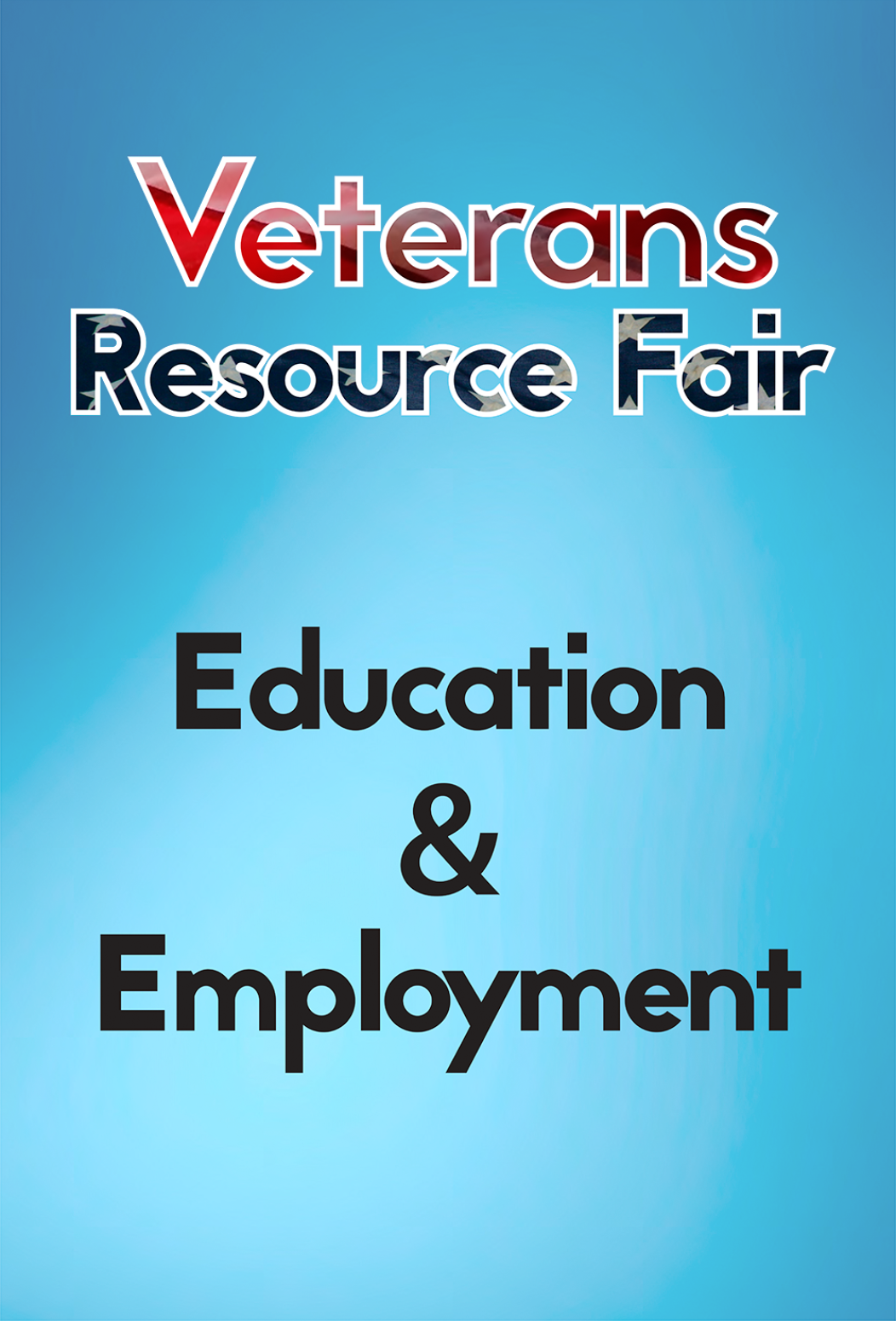 Governor's Resource Fair event signage