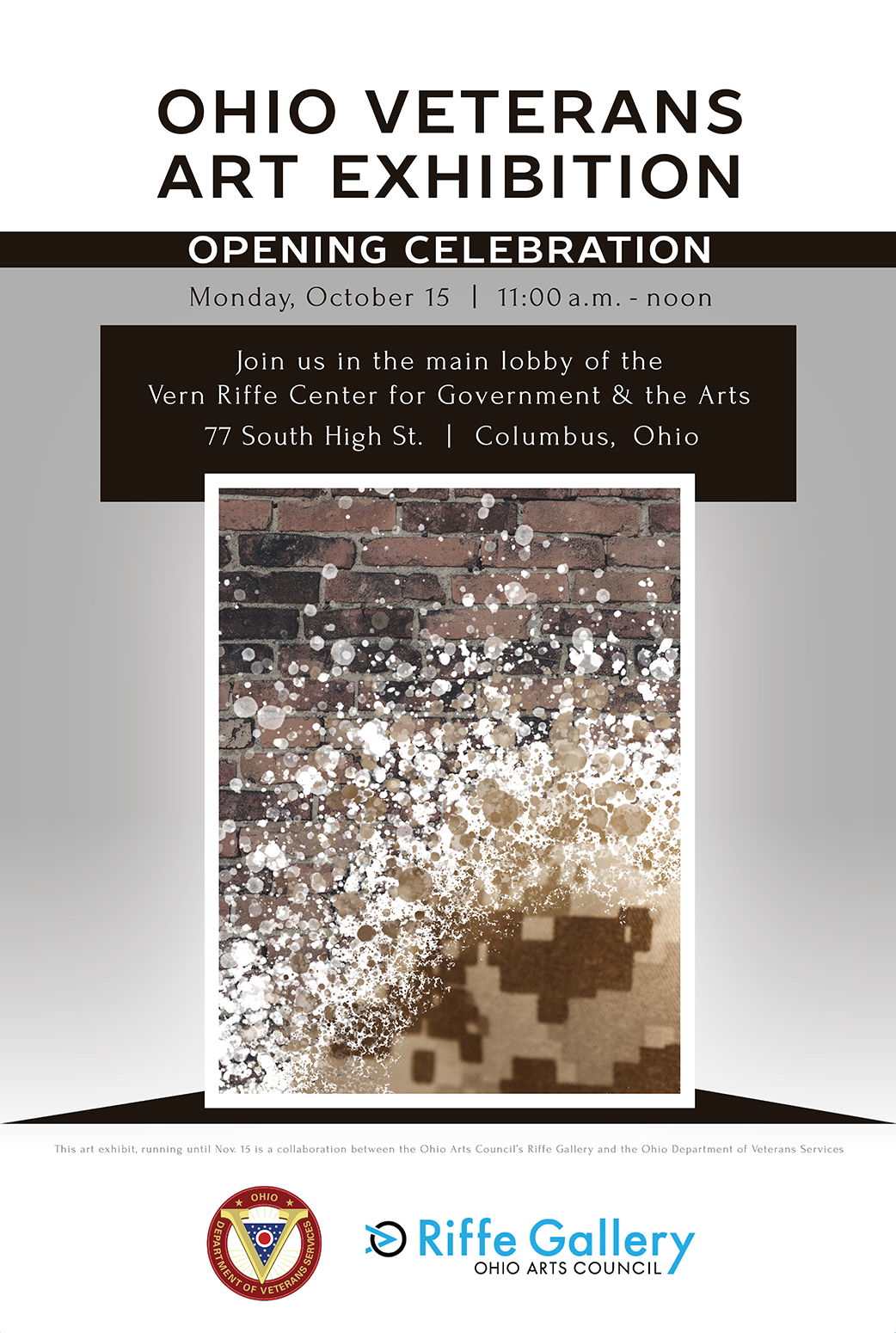 Ohio Veterans Art Gallery signage