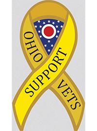 Support Ohio Vets logo decal