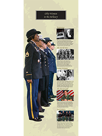 Ohio Statehouse Women Vets display